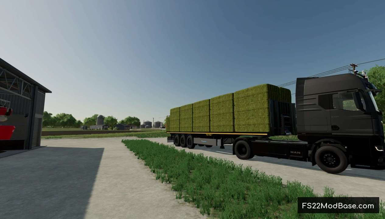 Krone Flatbed Trailer