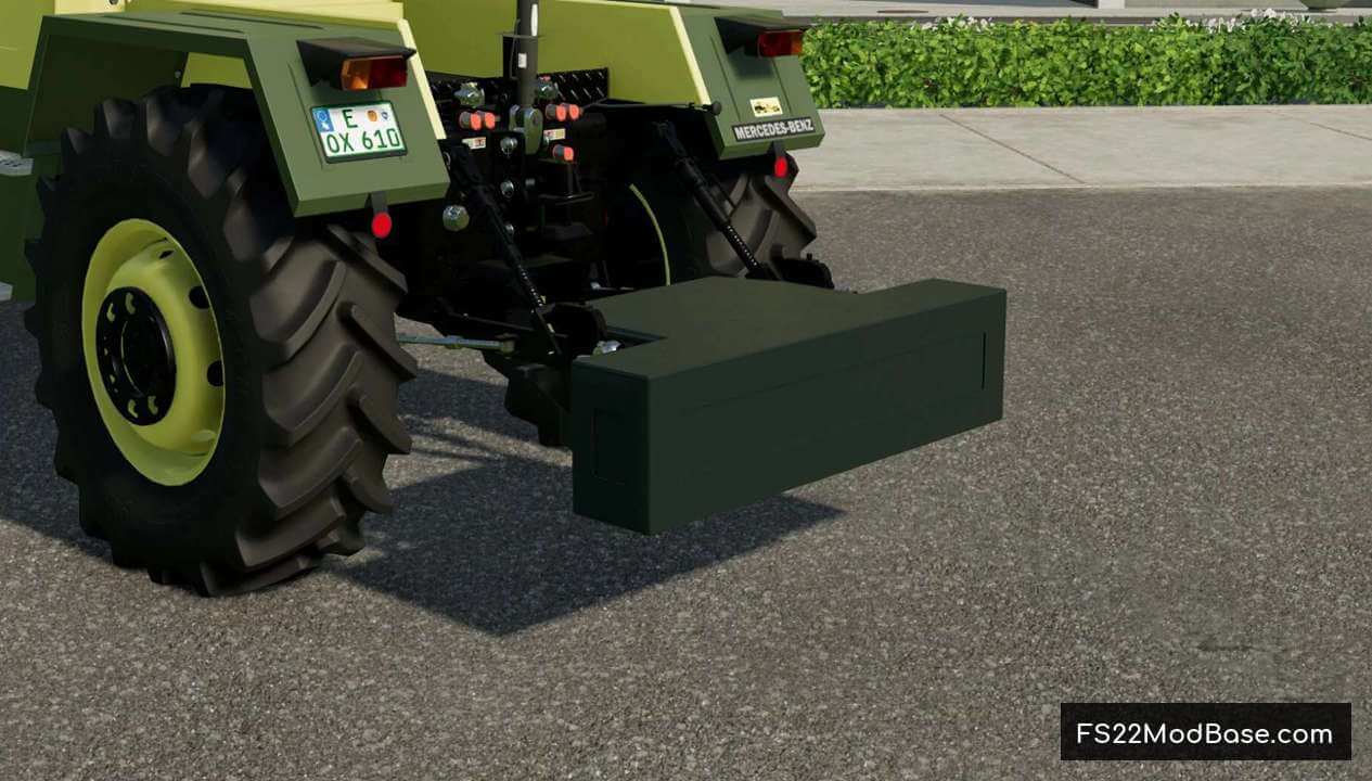 Selfmade 750kg Rear Weight
