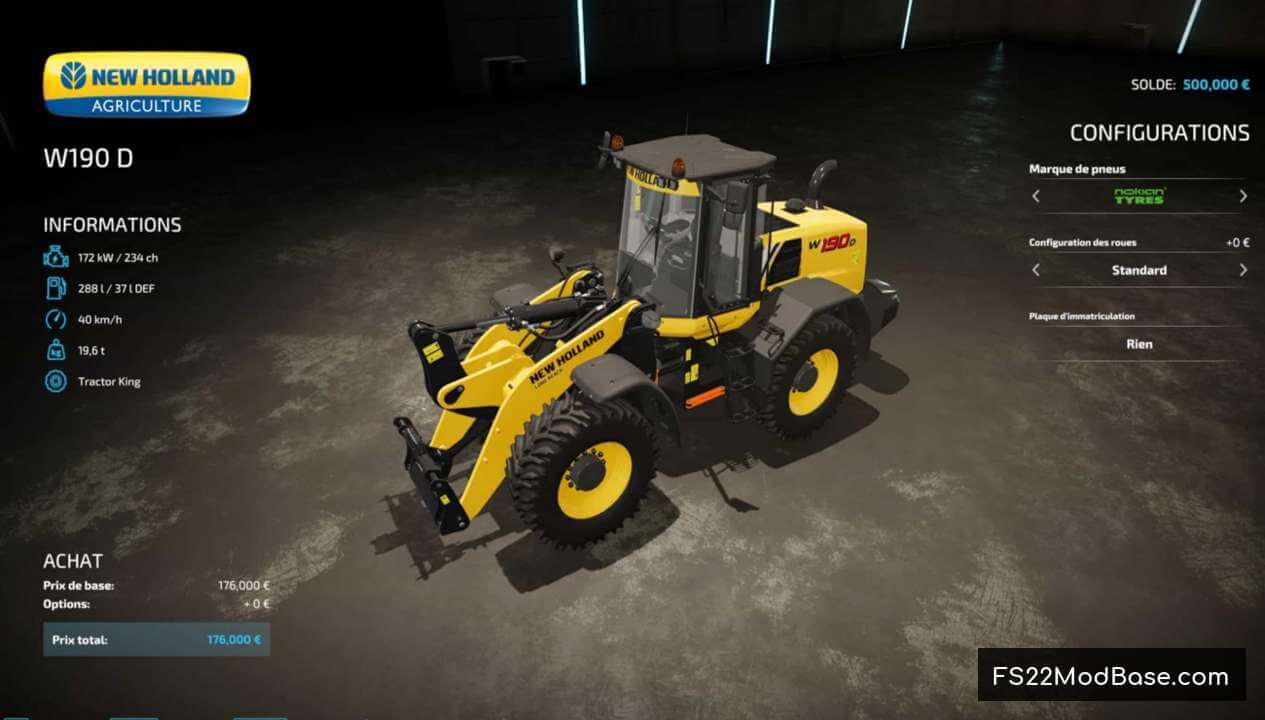 New Holland W190 D