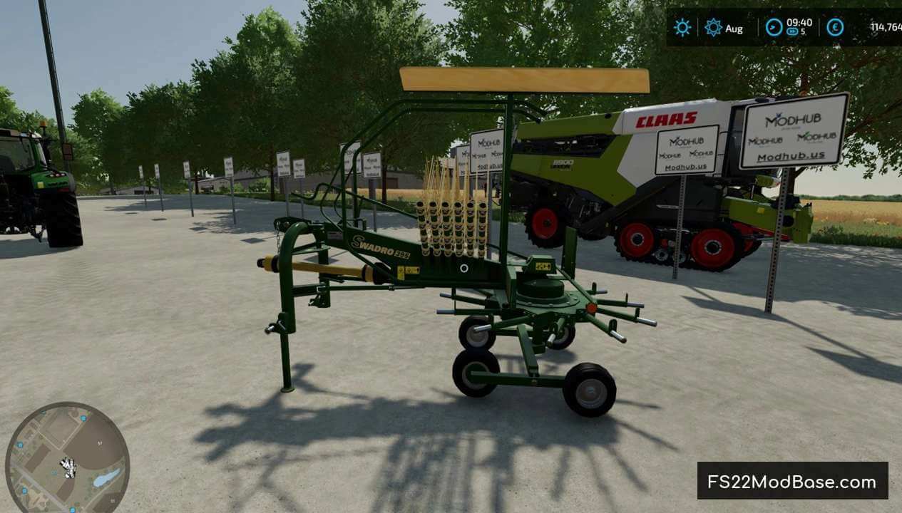 Krone Swadro 395 Farming Simulator 22 Mod Ls22 Mod Fs22 Mod 8755